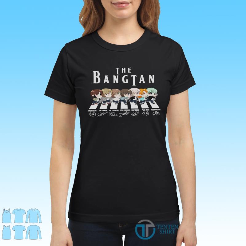 BTS The Bangtan Abbey Road Signatures shirt