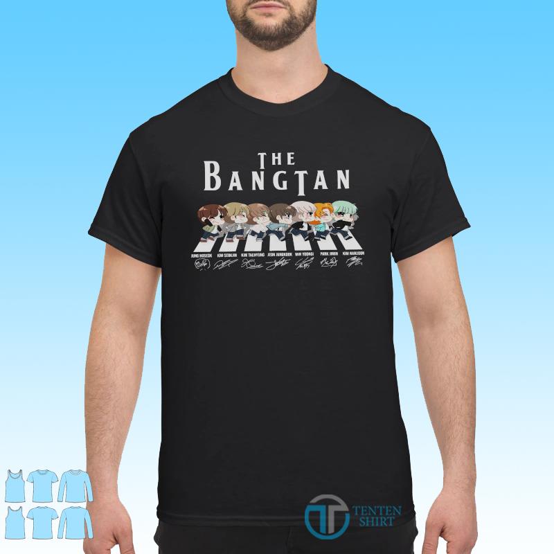 BTS The Bangtan Abbey Road Signatures shirt