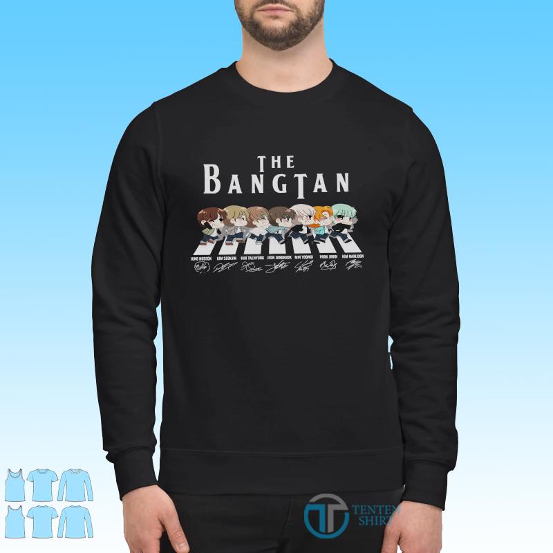 BTS The Bangtan Abbey Road Signatures shirt