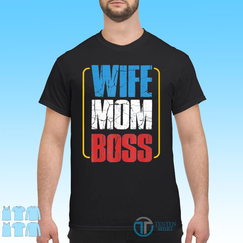 Wife Mom Boss Cute Mom Life Classic T-Shirt