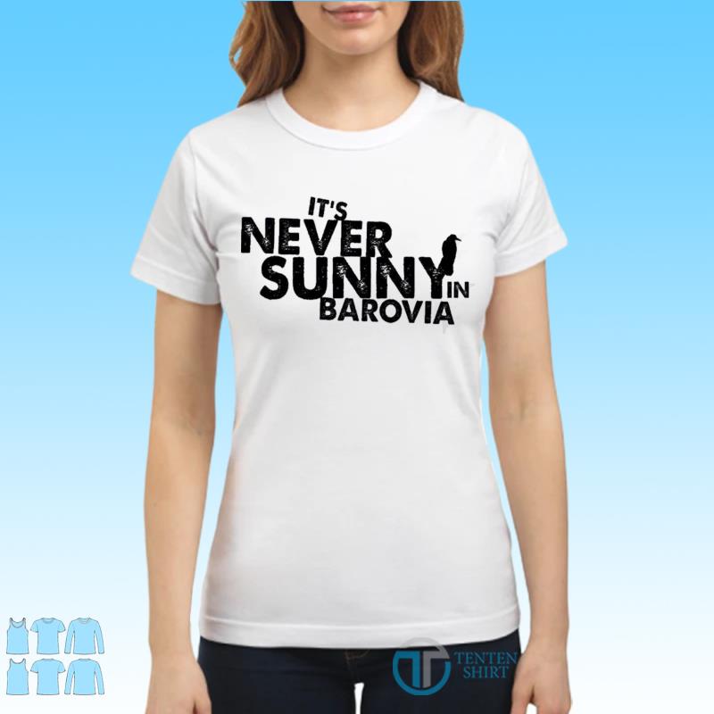 it's never sunny in barovia shirt