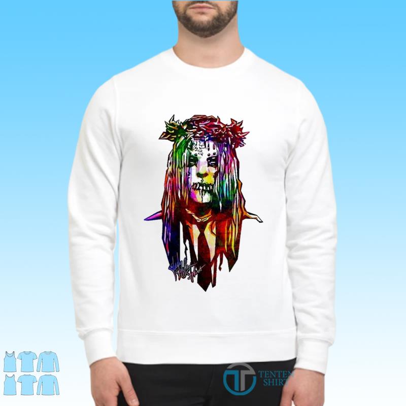 Joey Jordison Popart Portrait Sticker T-Shirt - Tentenshirts