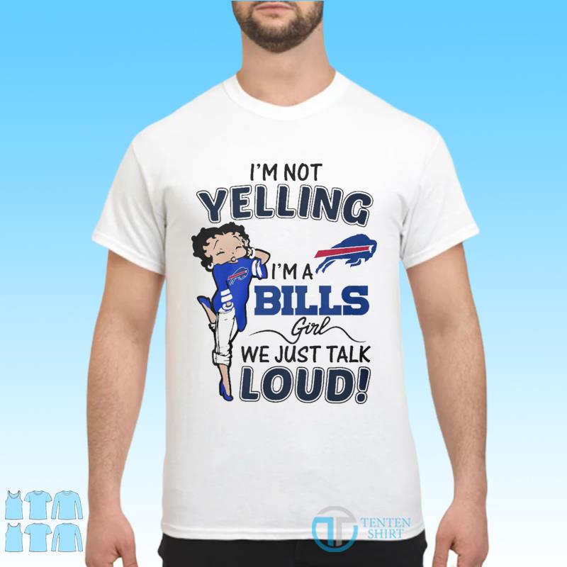 buffalo bills betty boop shirt