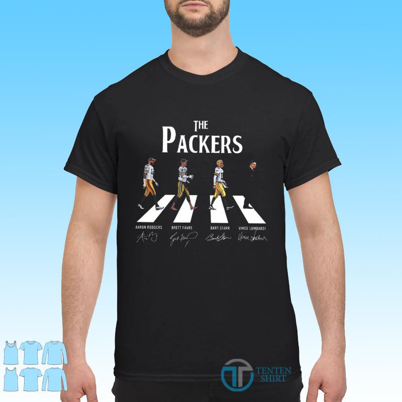 The Green Bay Packers Abbey Road Signatures Green Bay Packers T