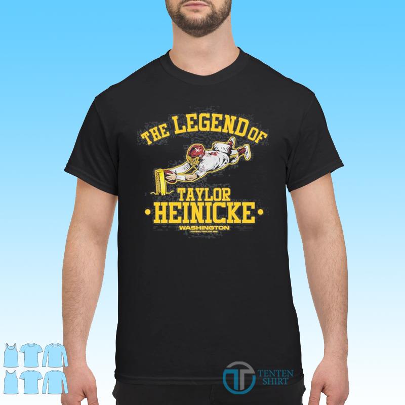 The Legend Of Taylor Heinicke Washington Football Team Essential T-Shirt  for Sale by mark321alphin