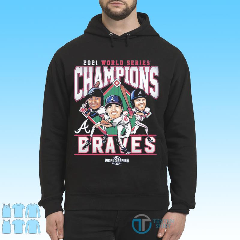 2021 World Series Champions Atlanta Braves Teams Cartoon Shirt