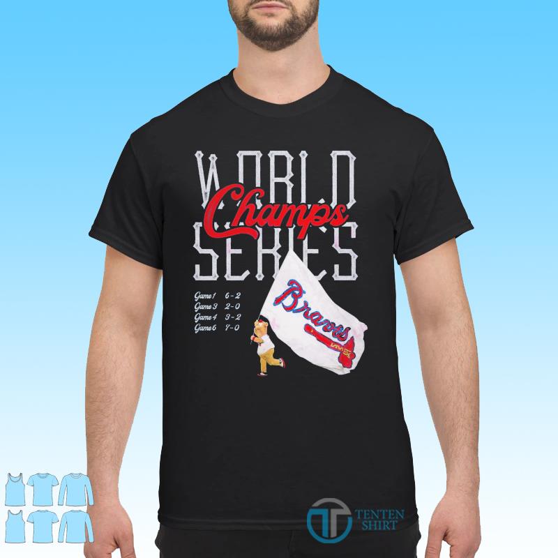 2021 World Series Champions Atlanta Braves Teams Cartoon Shirt