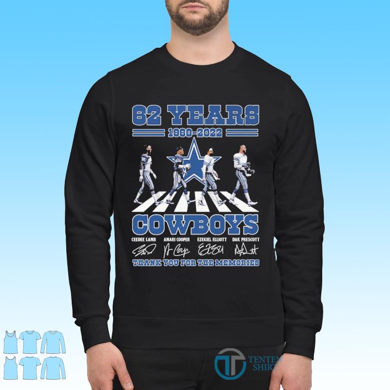 Dallas Cowboys The Beatles Abbey Road Walk Nfl Shirts