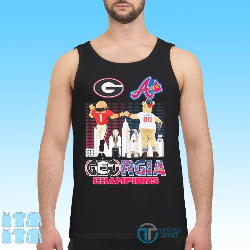 Georgia Bulldogs Hairy Dawg And Atlanta Braves Blooper 2021 Champions  Georgia Shirt, hoodie, sweater, long sleeve and tank top