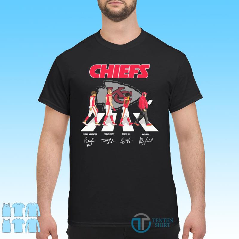 Chiefs Team Winner Abbey Road Signatures Shirt - Tentenshirts