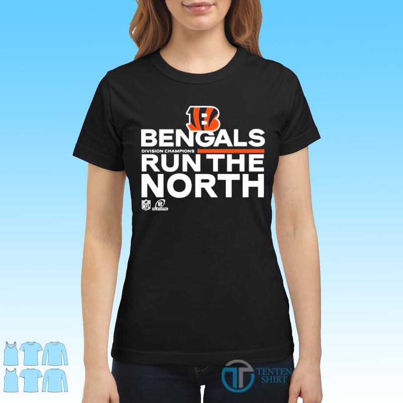 Cincinnati Bengals Playoffs Division Champions Run The North shirt