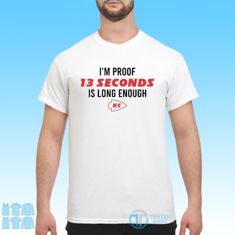 13 SECONDS Kansas City Chiefs Logo Shirt - Tentenshirts