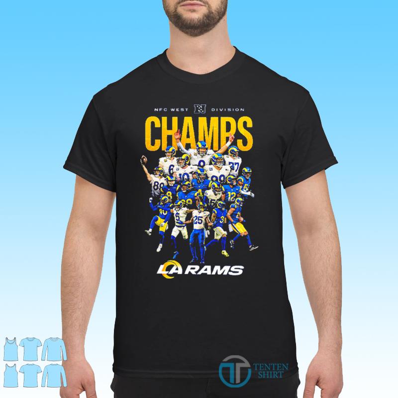 2022 Los Angeles Rams NFC West Division Championship New T-Shirt