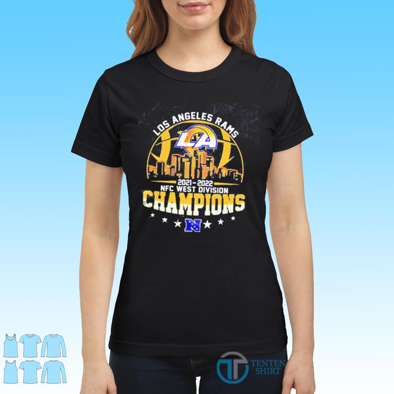 Los Angeles Rams Wins Champions 2022 NFC West Division T-Shirt - REVER LAVIE