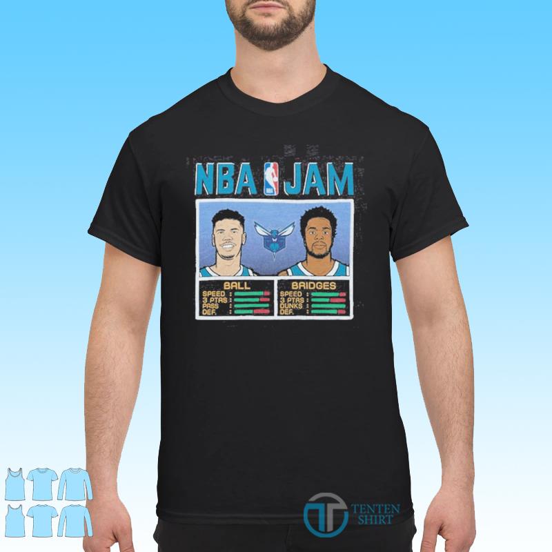 nba jam hornets shirt