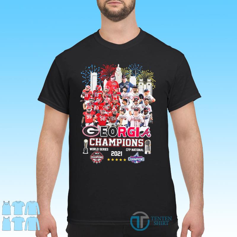 Georgia Bulldogs And Atlanta Braves Georgia Year Of The Champions Shirt -  Peanutstee