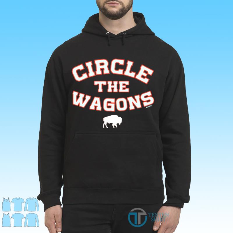 buffalo bills circle the wagons t shirt