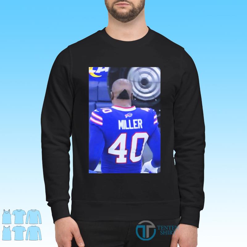 Official Bills von miller sporting a new haircut shirt, hoodie, sweater,  long sleeve and tank top